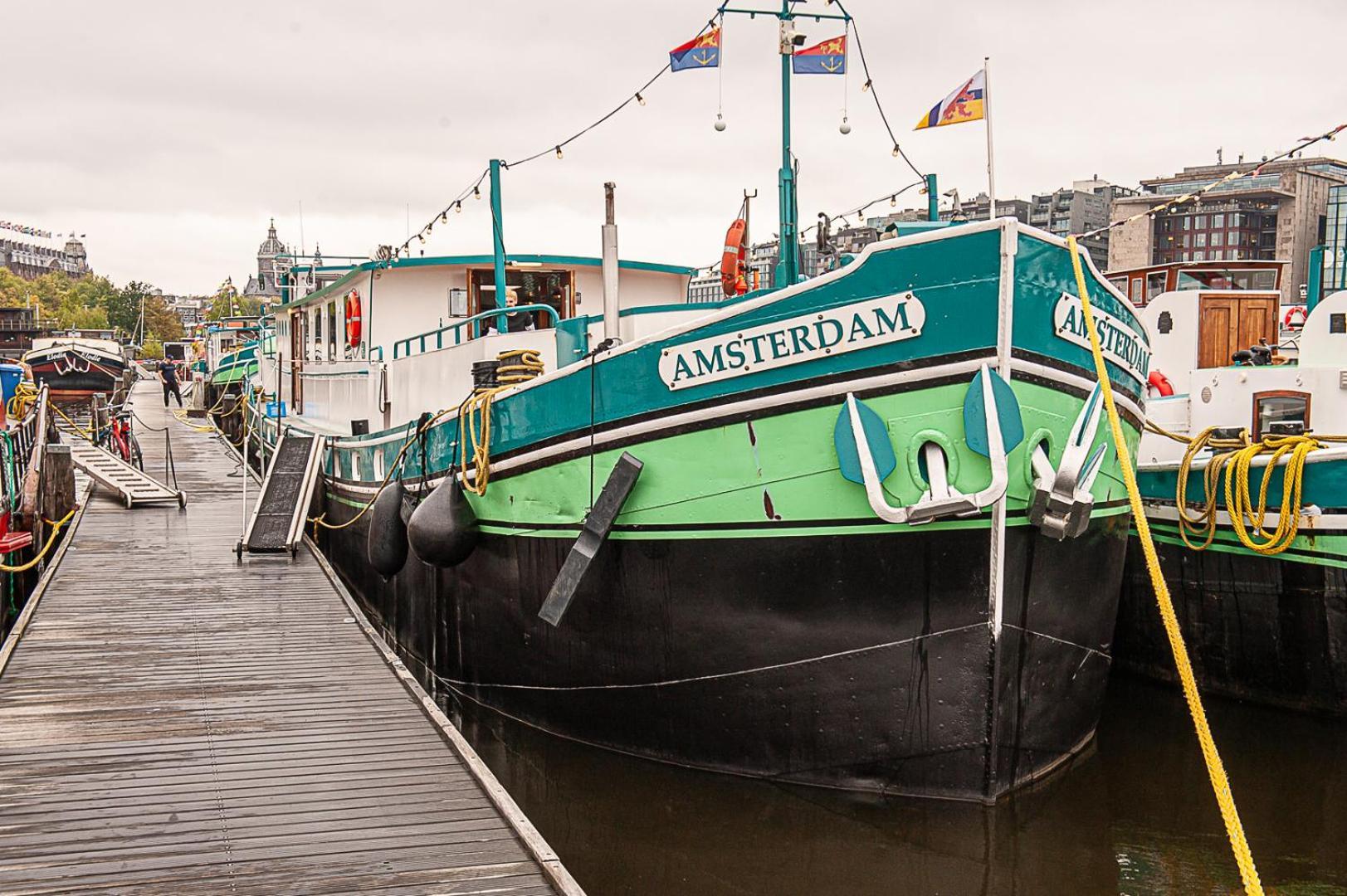 Amsterdam Hotelboat Amesterdão Exterior foto